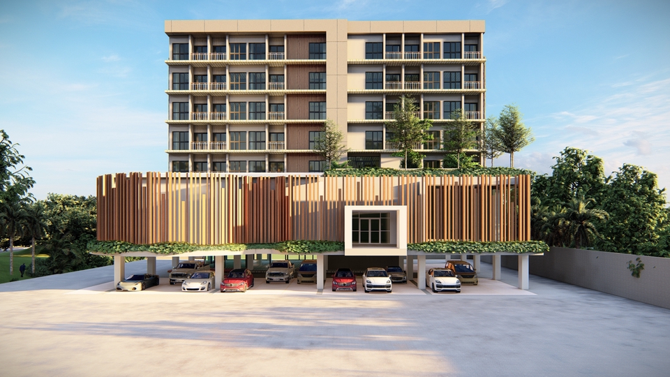 รับออกแบบบ้าน3D perspective โมเดลบ้าน3มิติ ราคาถูก