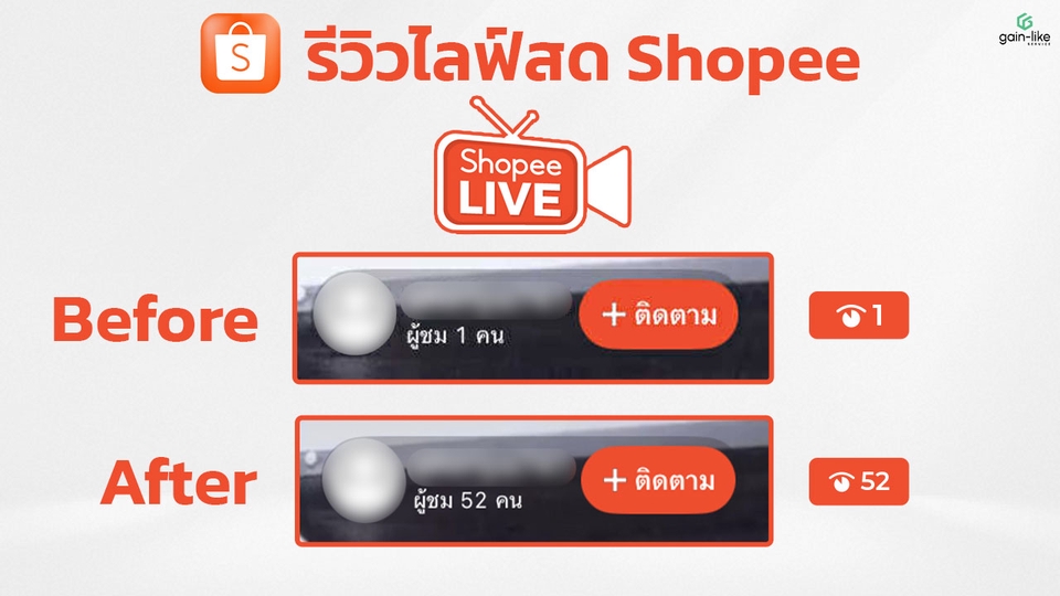 จ้างหน้าม้า - เพิ่มยอดวิวไลฟ์สดทันใจ Live Streaming✨ I Facebook , TikTok , Shopee - 2