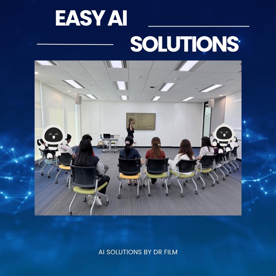 งานฝึกอบรมพนักงานให้มีความรู้ 
พื้นฐานด้าน AI สอบถาม ประเด็นปัญหา ที่เกิดขึ้นจริง 
