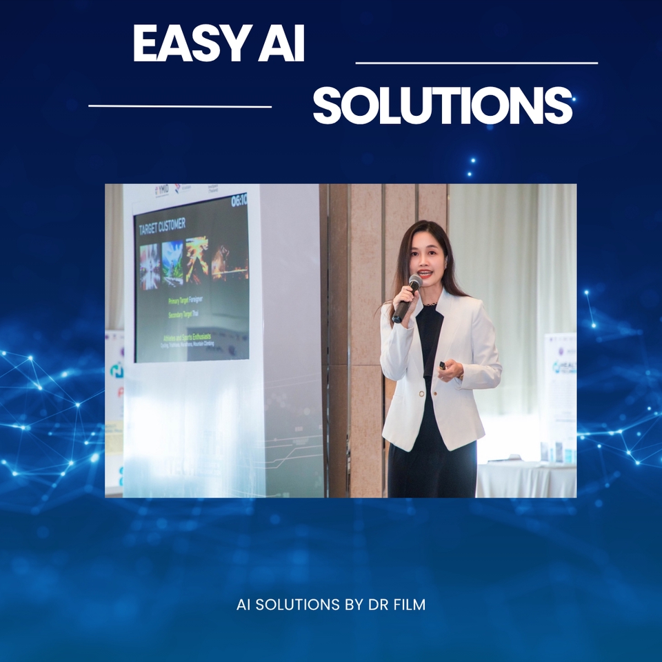 ขึ้นเวทีของ NIA นำเสนอผลงานการประยุกต์ใช้ AI ในการทำธุรกิจ