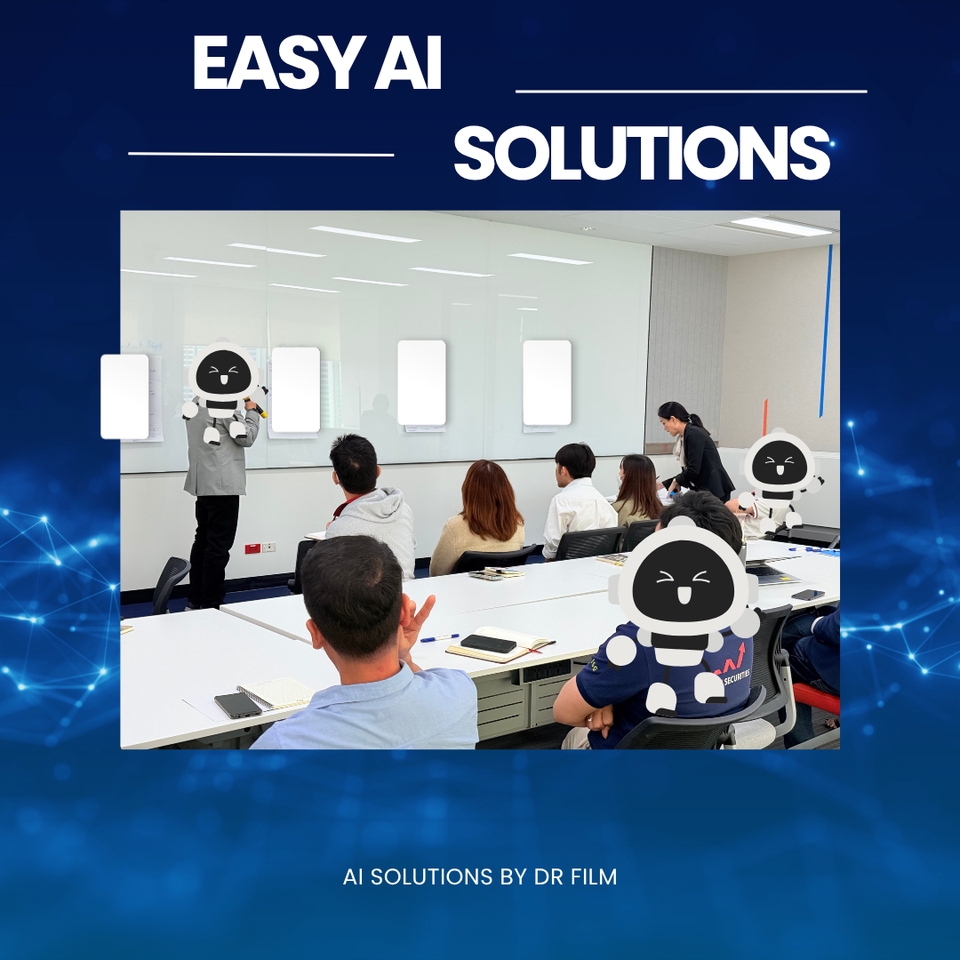 ทำ AI Workshop โดยเจาะประเด็นปัญหา ที่พบเจอในงาน // นำเสนอแนวคิด และความเป็นไปได้
