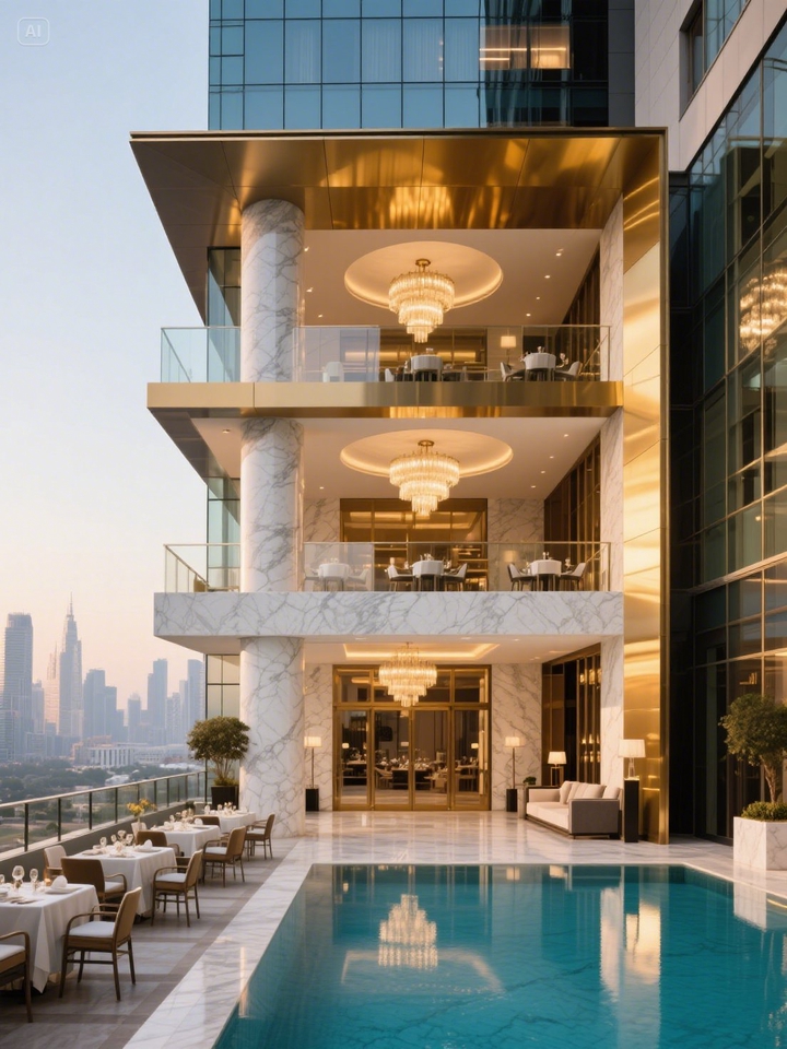 งาน 3D โรงแรมหรูในอีกมุม