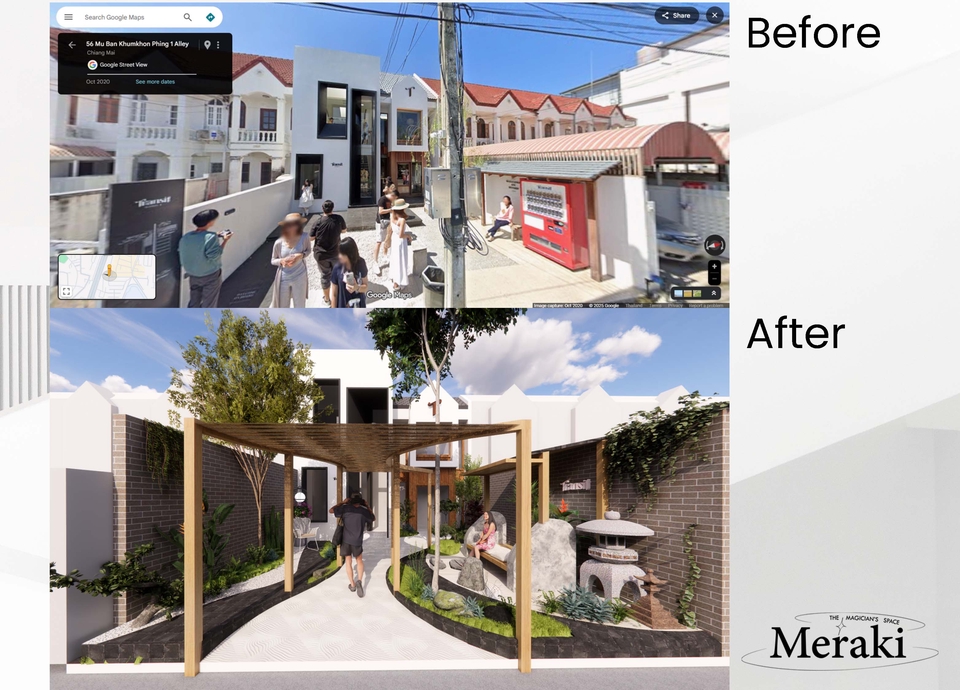 ออกแบบภูมิทัศน์และตกแต่งสวน - รับออกแบบสวน ออกแบบงานผัง landscape ขึ้นโมเดล3D รับทำภาพเรนเดอร์ - 10
