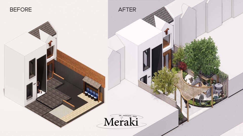ออกแบบภูมิทัศน์และตกแต่งสวน - รับออกแบบสวน ออกแบบงานผัง landscape ขึ้นโมเดล3D รับทำภาพเรนเดอร์ - 9