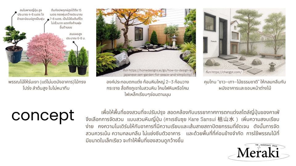 ออกแบบภูมิทัศน์และตกแต่งสวน - รับออกแบบสวน ออกแบบงานผัง landscape ขึ้นโมเดล3D รับทำภาพเรนเดอร์ - 5
