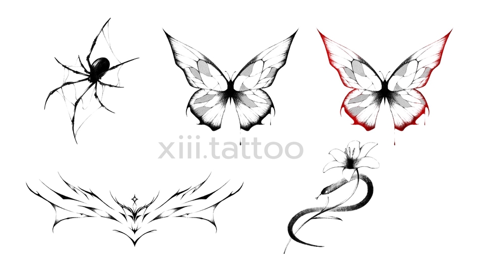 รอยสักเเนวDark abstract