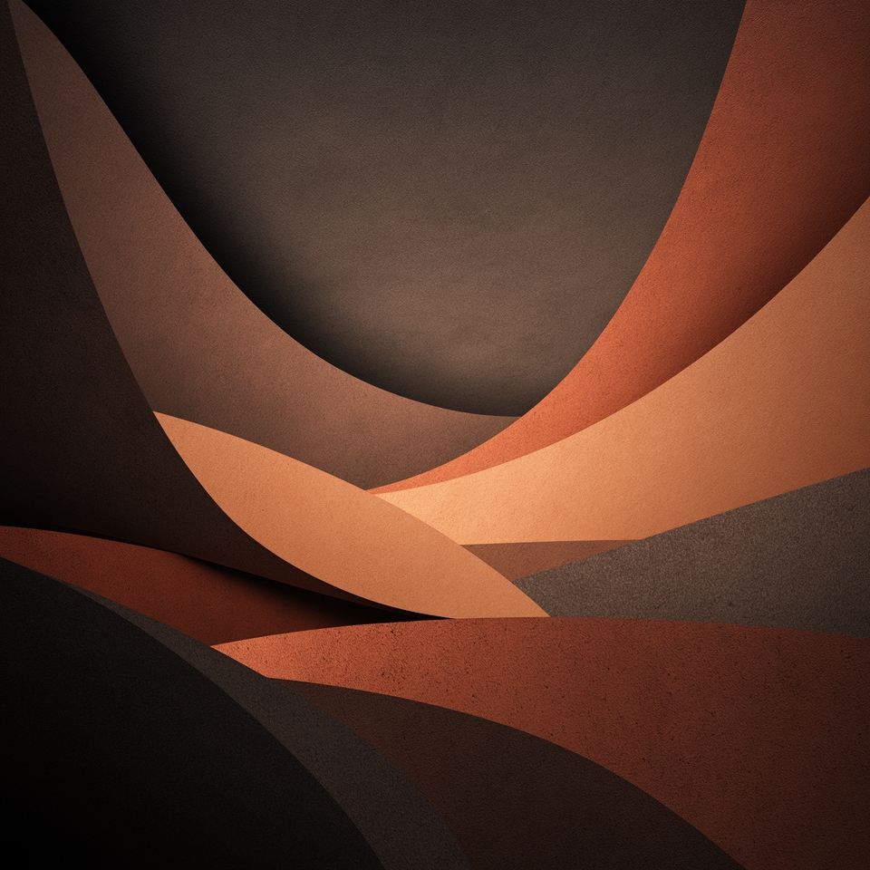 Soft architectural abstract forms in warm light, clean and premium feeling