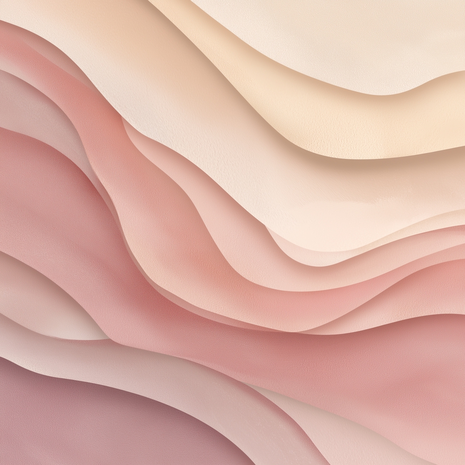 Sculptural abstract interior form with soft shadows and minimal