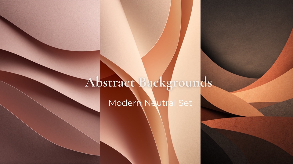 ภาพปกงานออกแบบ abstract background โทน modern neutral สำหรับ branding, social และ presentation