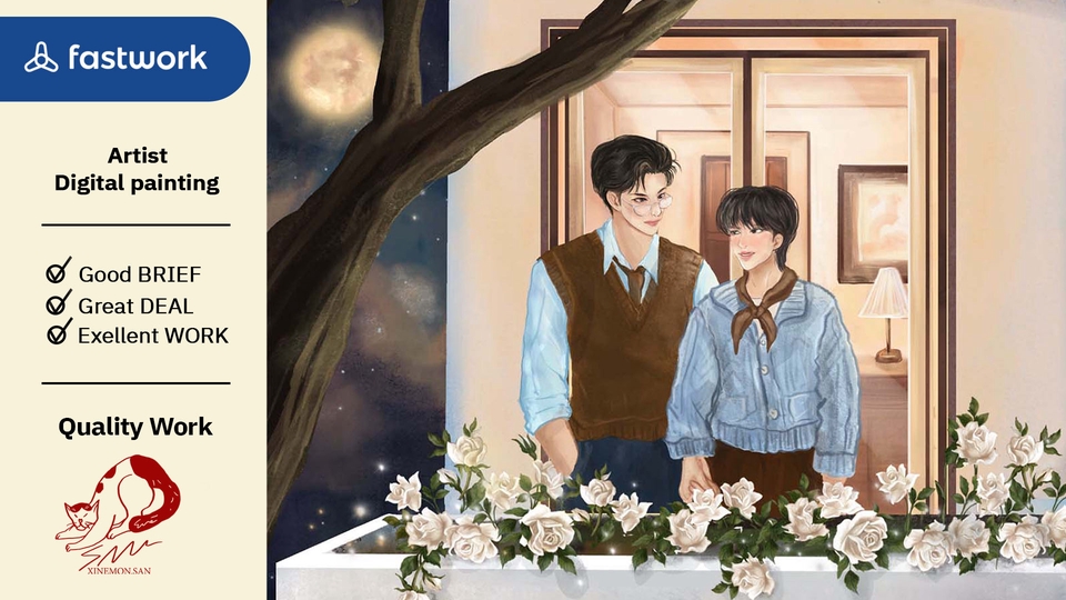 วาดภาพประกอบ - วาดภาพปกนิยาย ต่างๆ - 10