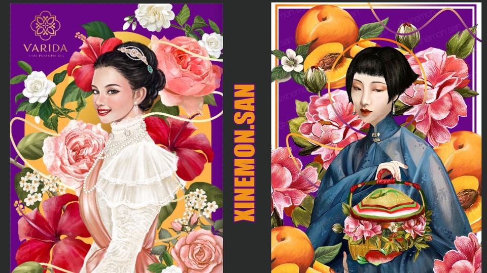 วาดภาพประกอบ - วาดภาพปกนิยาย ต่างๆ - 12