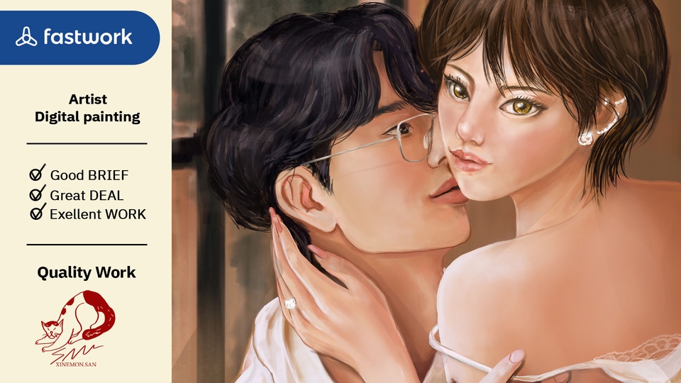 วาดภาพประกอบ - วาดภาพปกนิยาย ต่างๆ - 4