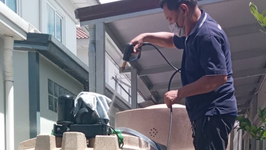 ล้างถังเก็บน้ำ - บริการล้างถังเก็บน้ำบนดิน พื้นที่ให้บริการ กรุงเทพฯ ชั้นนอก , นนทบุรี , ปทุมธานี - 3