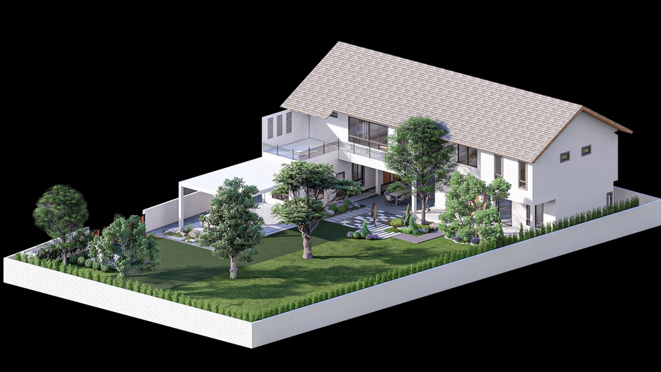 ออกแบบภูมิทัศน์และตกแต่งสวน - ออกแบบภูมิทัศน์ จัดสวน วางผัง/Landscape Design - 29