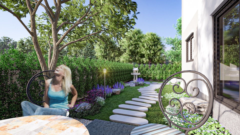 ออกแบบภูมิทัศน์และตกแต่งสวน - ออกแบบภูมิทัศน์ จัดสวน วางผัง/Landscape Design - 22