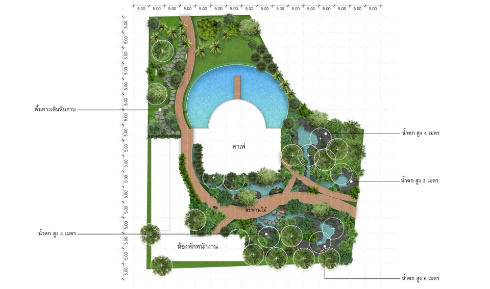 ออกแบบภูมิทัศน์และตกแต่งสวน - ออกแบบภูมิทัศน์ จัดสวน วางผัง/Landscape Design - 5