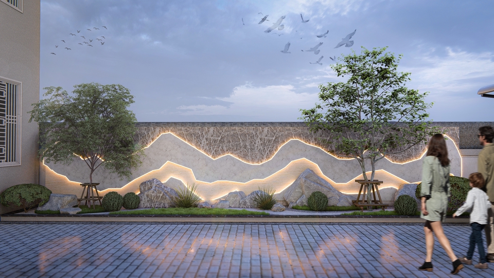 ออกแบบภูมิทัศน์และตกแต่งสวน - ออกแบบภูมิทัศน์ จัดสวน วางผัง/Landscape Design - 17