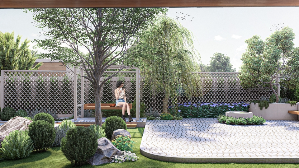 ออกแบบภูมิทัศน์และตกแต่งสวน - ออกแบบภูมิทัศน์ จัดสวน วางผัง/Landscape Design - 15