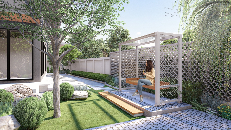 ออกแบบภูมิทัศน์และตกแต่งสวน - ออกแบบภูมิทัศน์ จัดสวน วางผัง/Landscape Design - 14