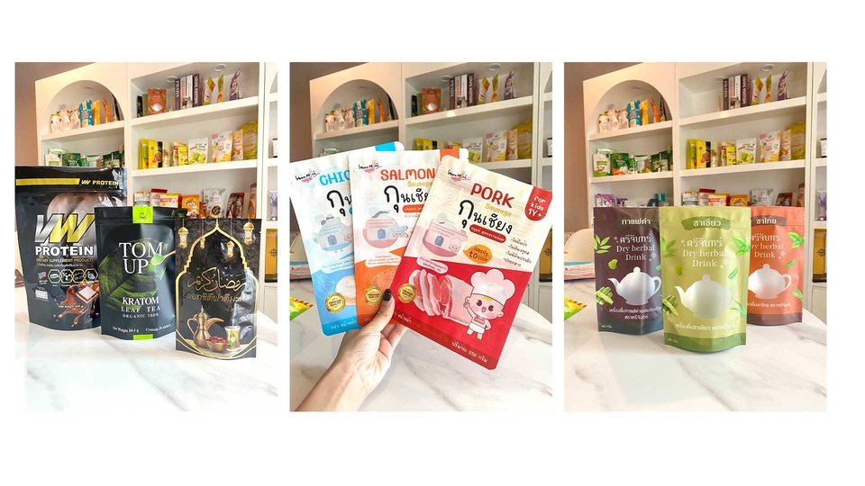 Label & Packaging - รับผลิตซองได้ทุกรูปเเบบ สีสวย คมชัด ออกแบบฟรี!! - 4