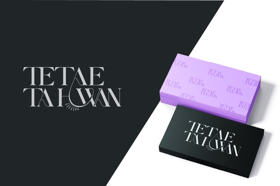 รับออกแบบโลโก้สวยหรู  TetTae TaiHwan  โลโก้ Minimalist