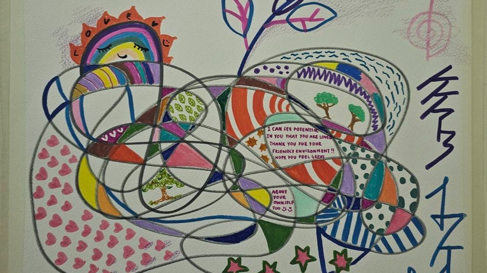 Scribble Art ตัวอย่างผลงาน