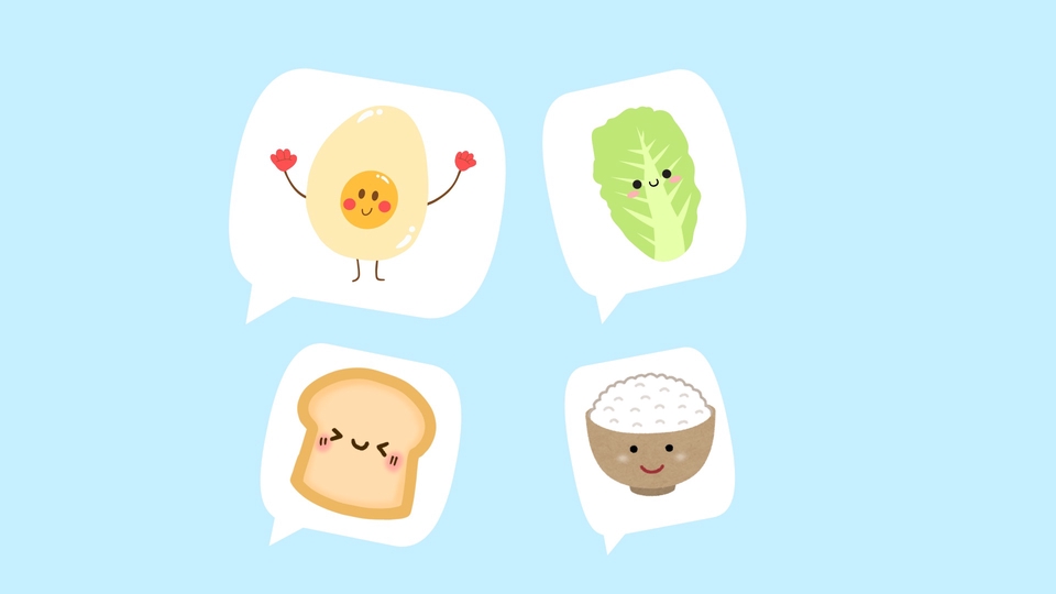 ออกแบบแคนวาอาหารน่ารัก ทําสไลด์น่ารัก