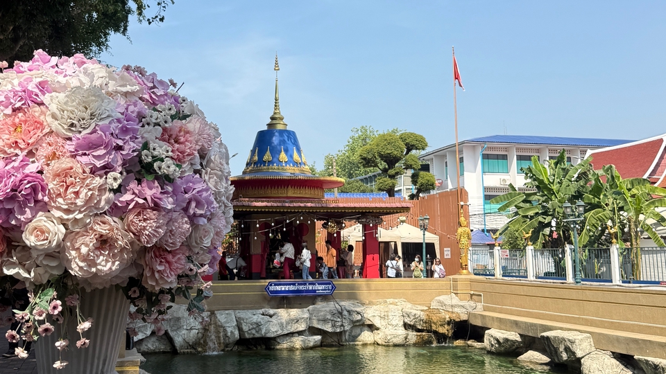 บ่อน้ำมนต์ แห่งชัยชนะ ที่ วัดหงส์รัตนาราม