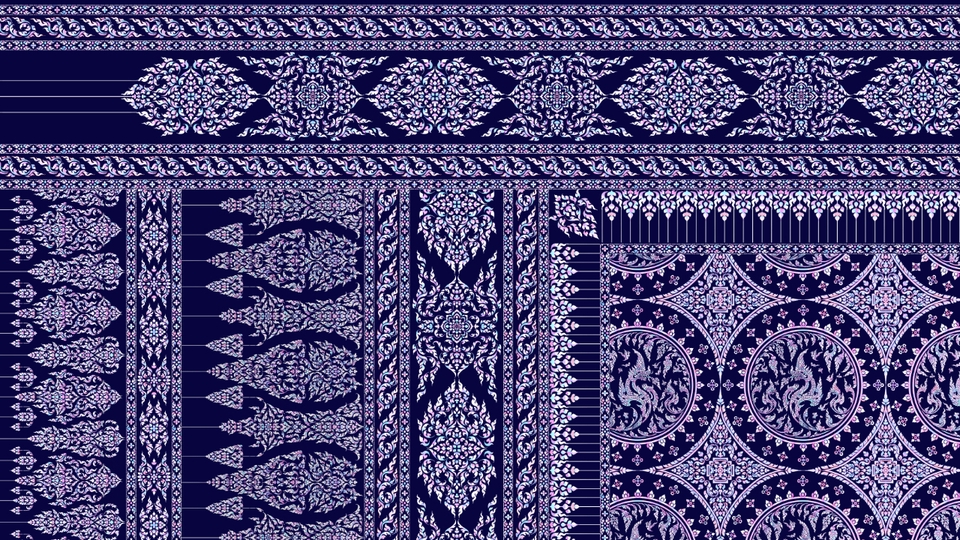 ออกแบบลายผ้า - ออกแบบแพทเทิร์น ลายผ้าไทยและผ้าลายอย่าง - 3