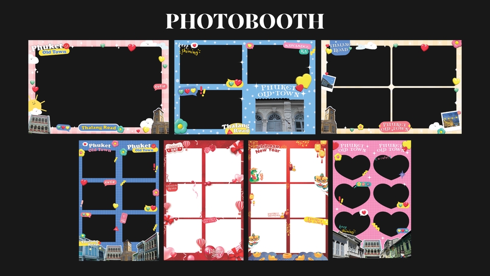 ออกแบบแบนเนอร์โซเชียลมีเดีย  ธีมเที่ยวไทย