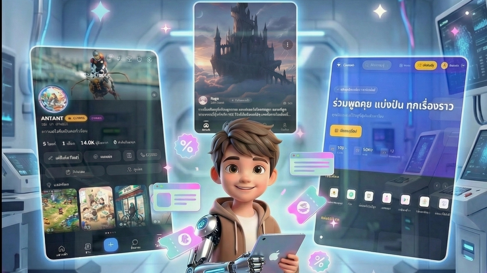 แพล็ตฟอร์ม แอพพิเคชั่น โปรแกรม เกม