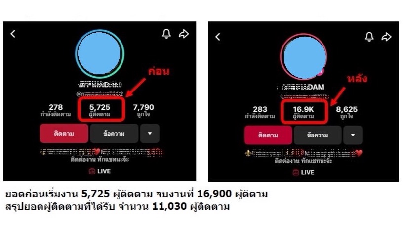 โปรโมทเพจ / เว็บ - เพิ่มผู้ติดตามTikTok ยอด Like,Views,Followers,Comment 👥 - 4