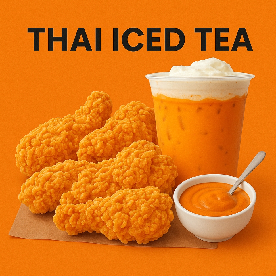 รับทำคอนเทนต์มาร์เก็ตติ้ง อาหารไทย ชาเย็น ไก่ทอด