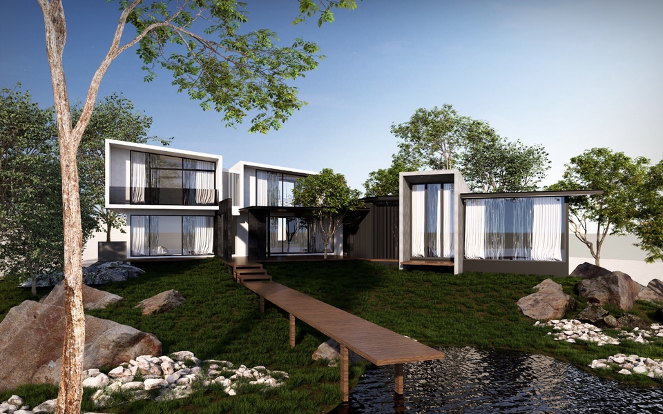 ออกแบบตกแต่งภายในและภายนอก - ออกแบบอาคารภายนอก Exterior - 12