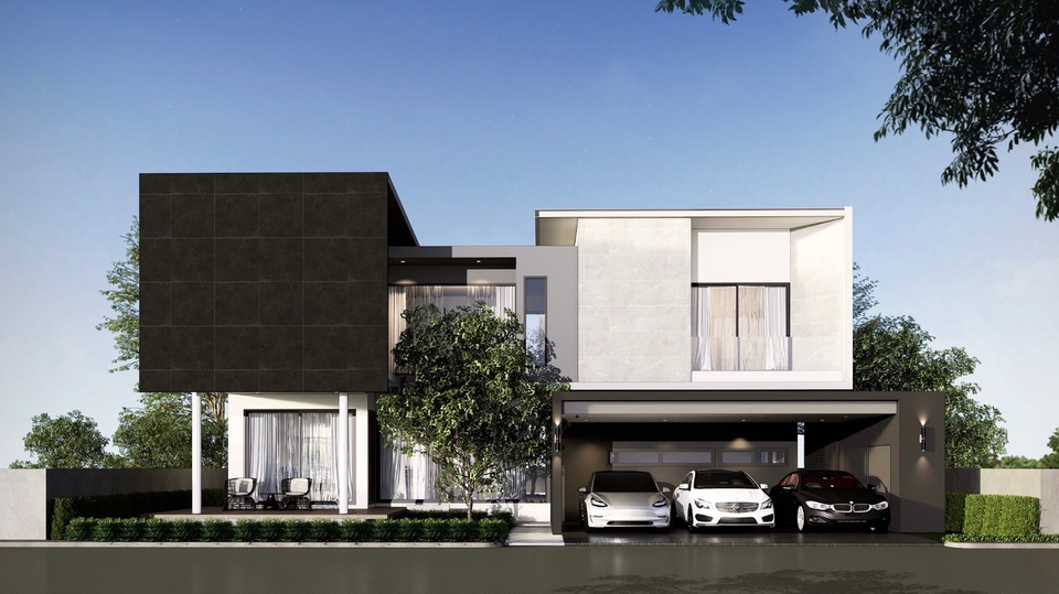 ออกแบบตกแต่งภายในและภายนอก - ออกแบบอาคารภายนอก Exterior - 3