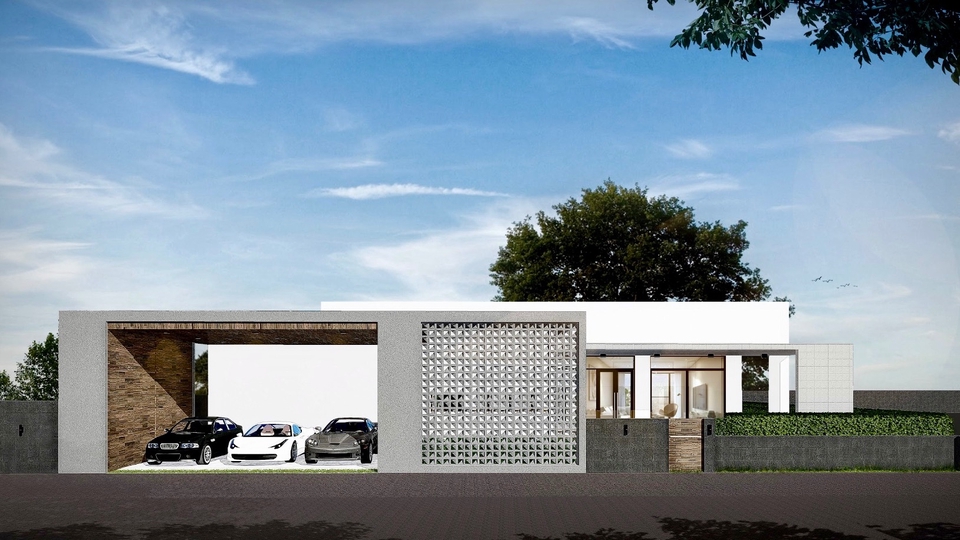 ออกแบบตกแต่งภายในและภายนอก - ออกแบบอาคารภายนอก Exterior - 13