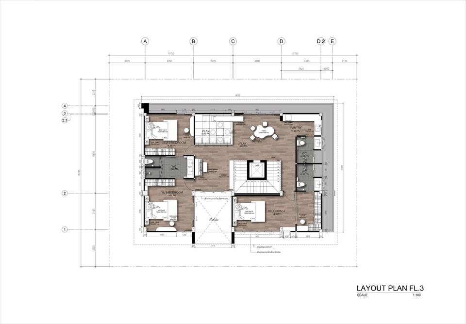 ออกแบบแปลน - รับลงสี Master Plan/Layout Plan สำหรับทำ Presentation - 4