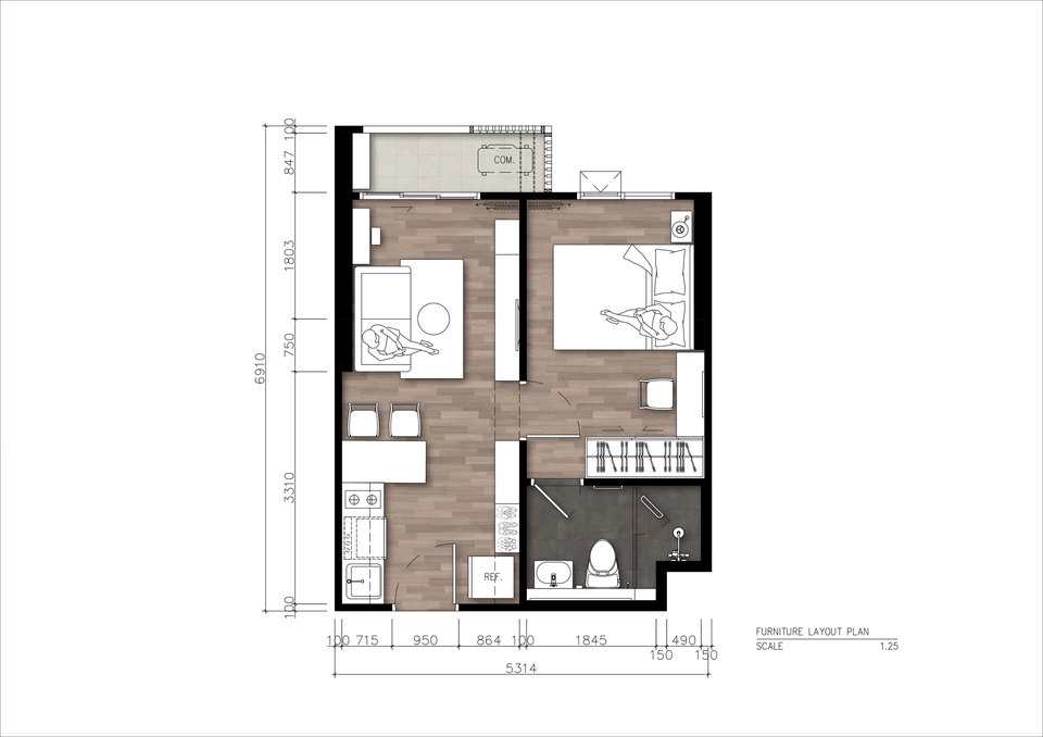 ออกแบบแปลน - รับลงสี Master Plan/Layout Plan สำหรับทำ Presentation - 5