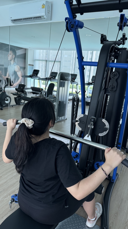 เทรนหลังและแขนด้วยเครื่อง Cable เพิ่มความกระชับ เหมาะกับพื้นที่ส่วนตัว