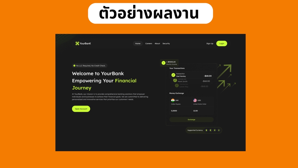 รับตัด HTML & CSS - บริการแปลงดีไซน์เป็นโค้ด (Figma/PSD/AI to Code) - 4