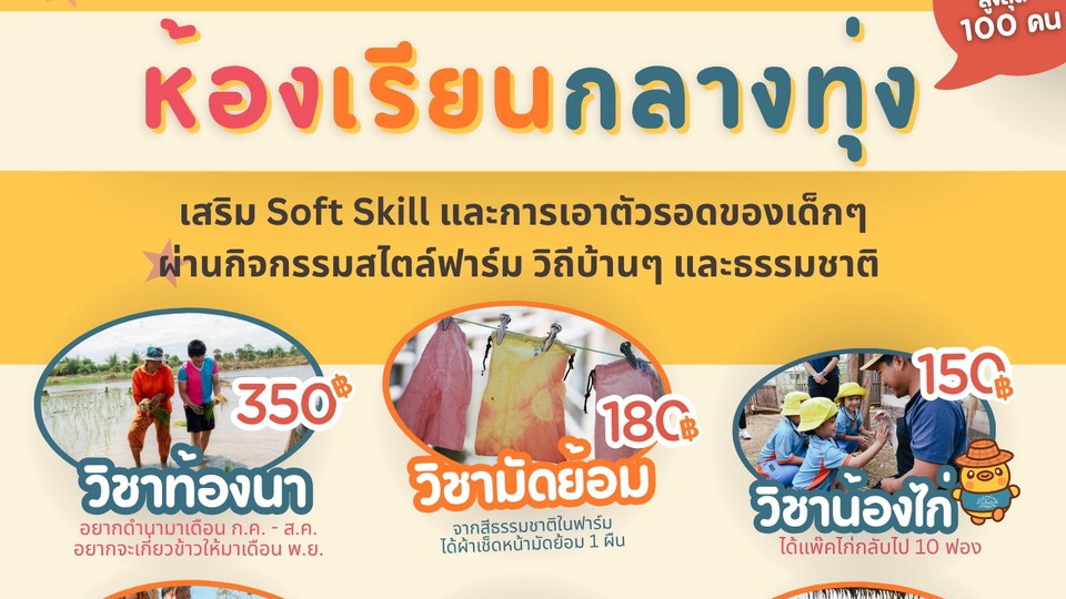 ออกแบบโปสเตอร์งานกิจกรรมต่างๆ