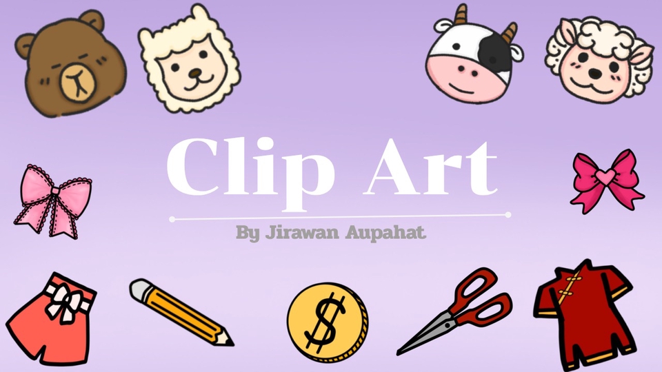 *รับวาด Clip art ภาพประกอบไฟล์PNG พื้นหลังโปร่งใส
ภาพสัตว์,สิ่งของ ฯลฯ ตามที่ลูกค้าบรีฟ