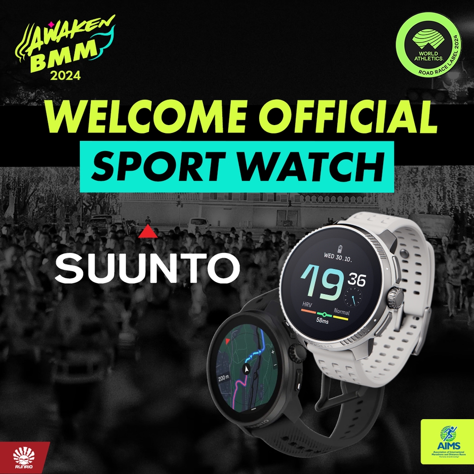 ออกแบบแบนเนอร์Suunto นาฬิกาสำหรับนักกีฬา  Awakening BMM 2024