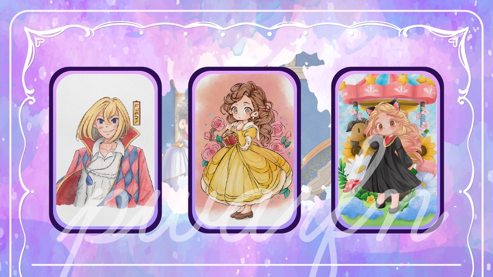 รับวาดรูปการ์ตูนอนิเมะ สไตล์จิบิ มินิมอล ภาพวาดน่ารัก