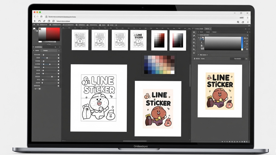 ออกแบบสติ๊กเกอร์ไลน์น่ารัก สร้างสติ๊กเกอร์ไลน์  รับทำสติ๊กเกอร์ไลน์