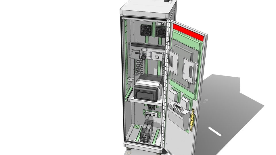 งานโลหะแผ่นขึ้นรูปเป็นตู้ Steel Enclosure ทุกลักษณะพร้อม Shop Drawing.