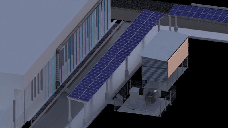 3D Perspective - รับเขียนแบบระบบไฟฟ้าและSOLAR CELL 3D สำหรับ PERPOSAL และ สำหรับก่อสร้าง - 14