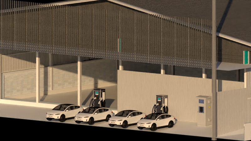3D Perspective - รับเขียนแบบระบบไฟฟ้าและSOLAR CELL 3D สำหรับ PERPOSAL และ สำหรับก่อสร้าง - 7
