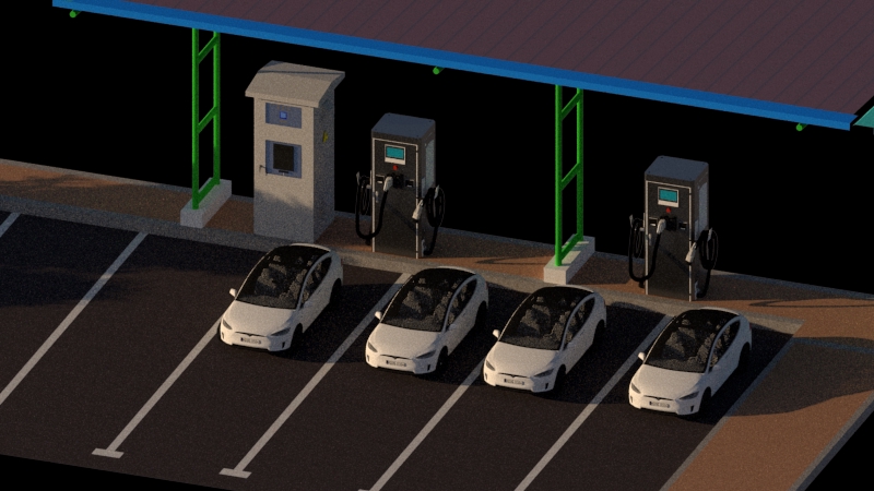 3D Perspective - รับเขียนแบบระบบไฟฟ้าและSOLAR CELL 3D สำหรับ PERPOSAL และ สำหรับก่อสร้าง - 4