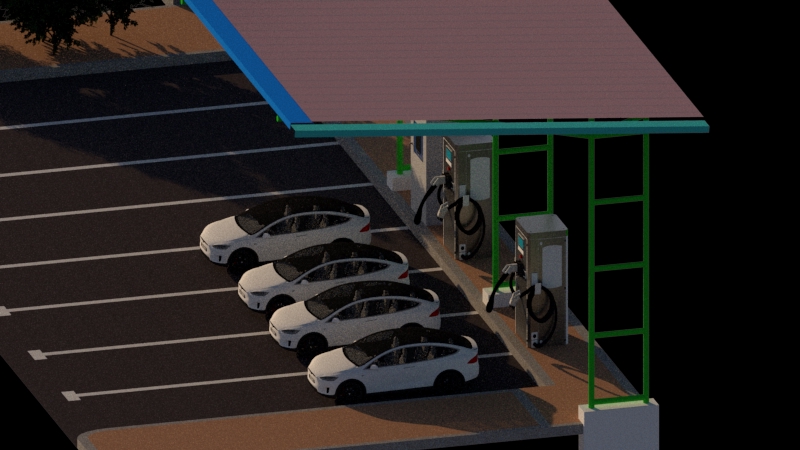 3D Perspective - รับเขียนแบบระบบไฟฟ้าและSOLAR CELL 3D สำหรับ PERPOSAL และ สำหรับก่อสร้าง - 5